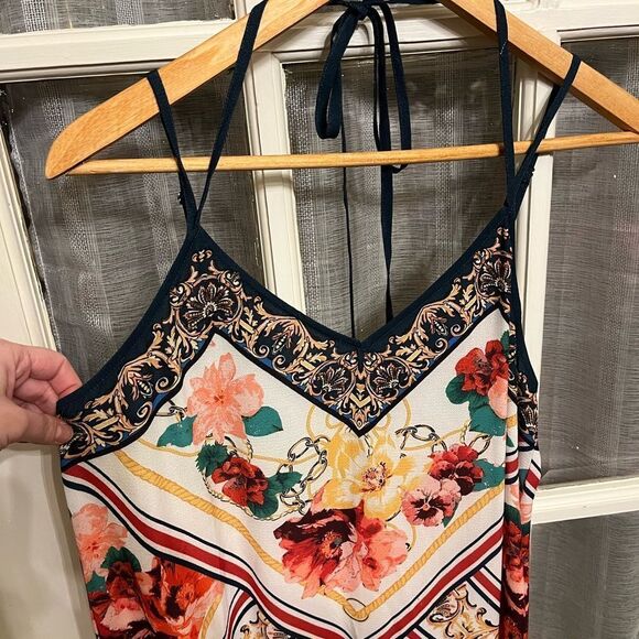 Floral Jealous Tomato Slip Dress - Picture 3 of 8